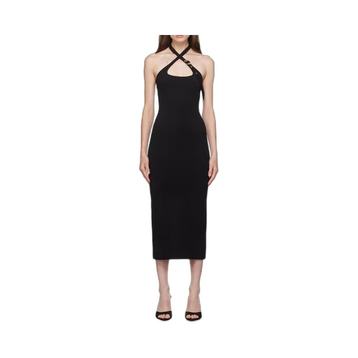 Halterneck Midi Dress