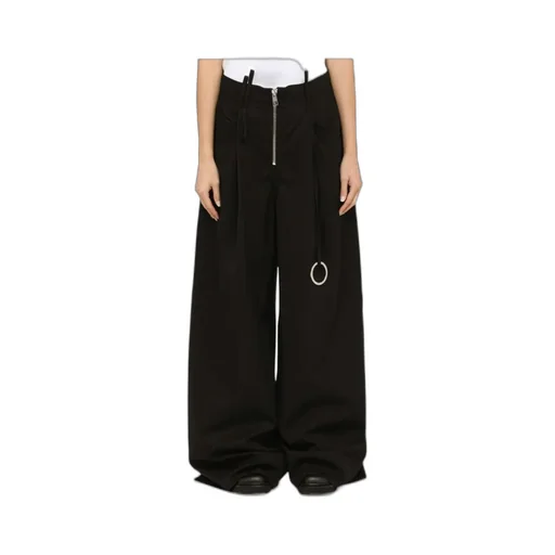 Large Silhouette Wool Trousers