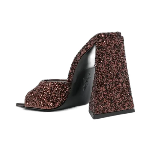 Devon Sequinned Heeled Mules