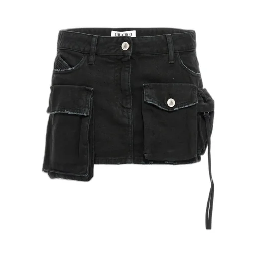 Fay Low-Rise Denim Miniskirt