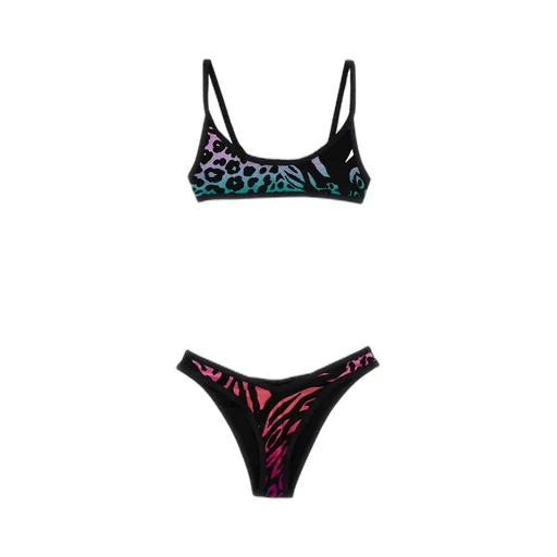 Animal Print Bikini Set