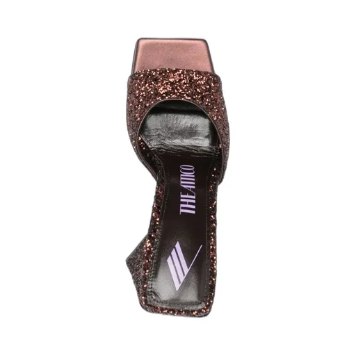 Devon Sequinned Heeled Mules