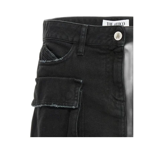 Fay Low-Rise Denim Miniskirt