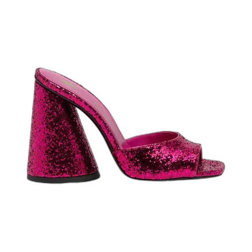 Devon Open-Toe Glitter Sandals