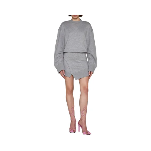 Ivory Long Sleeved Mini Dress