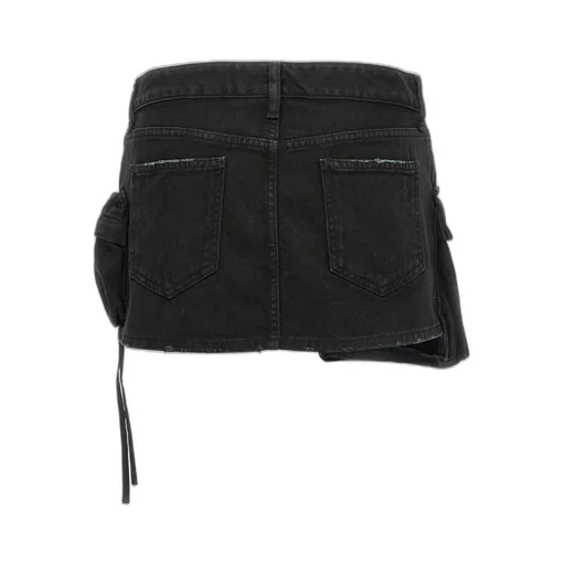 Fay Low-Rise Denim Miniskirt
