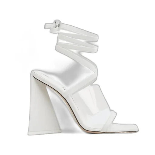 Isa Tie-Fastening Leather Sandals