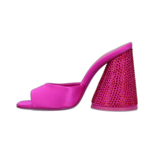 Luz Chunky Heel Mule