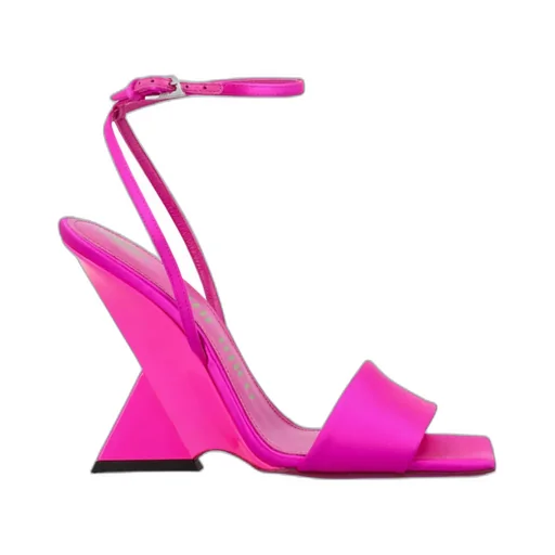 Block Heel Ankle Strapped Sandals