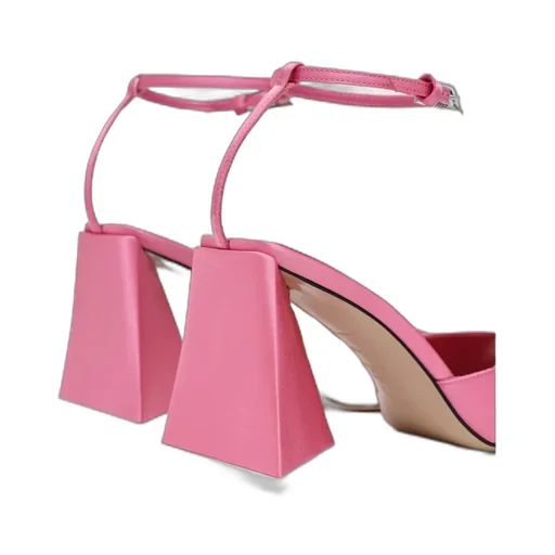 Piper Open-Toe Satin Sandals