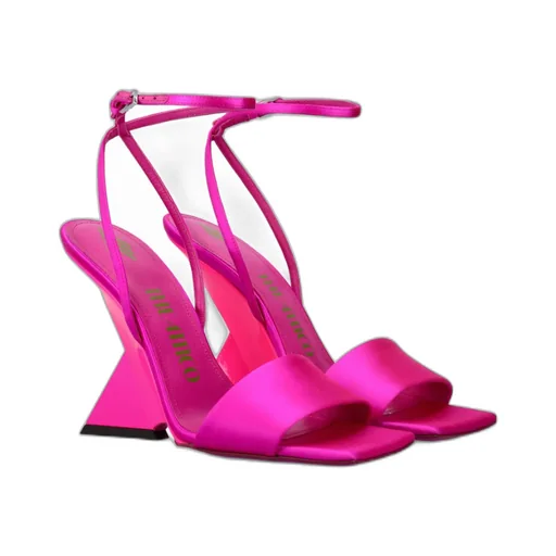 Block Heel Ankle Strapped Sandals