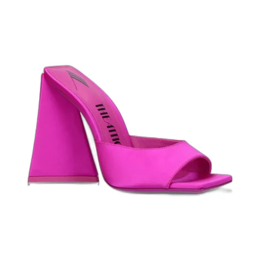 Devon Square-Toe Satin Finish Mules