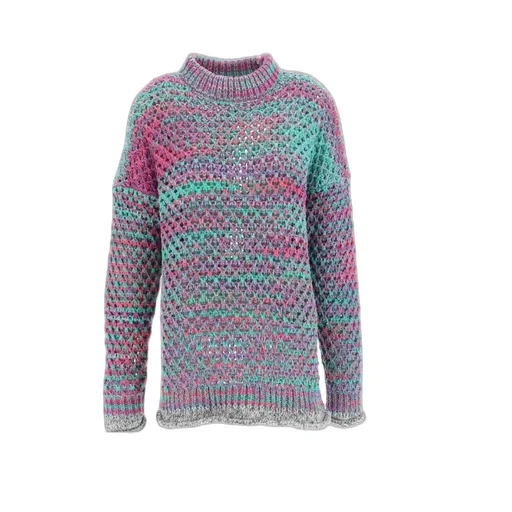 Crewneck Openwork Sweater