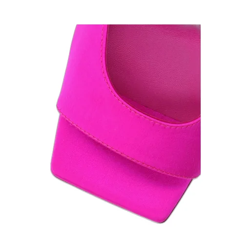 Devon Square-Toe Satin Finish Mules