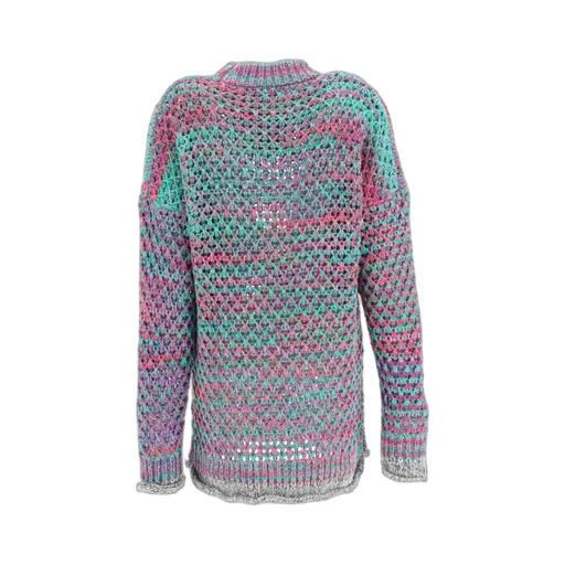 Crewneck Openwork Sweater