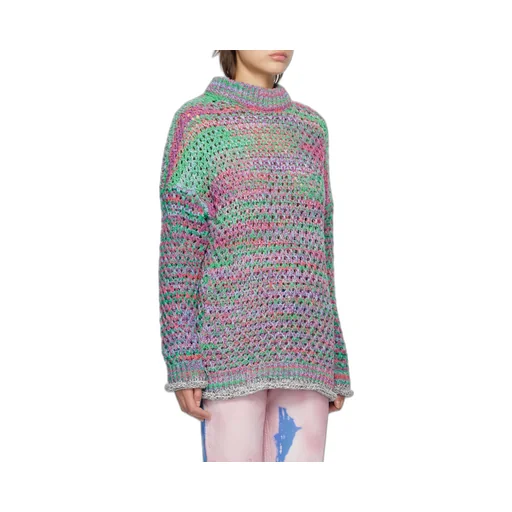 Crewneck Openwork Sweater