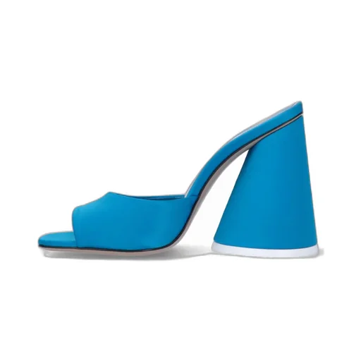 Luz Chunky Heel Mule