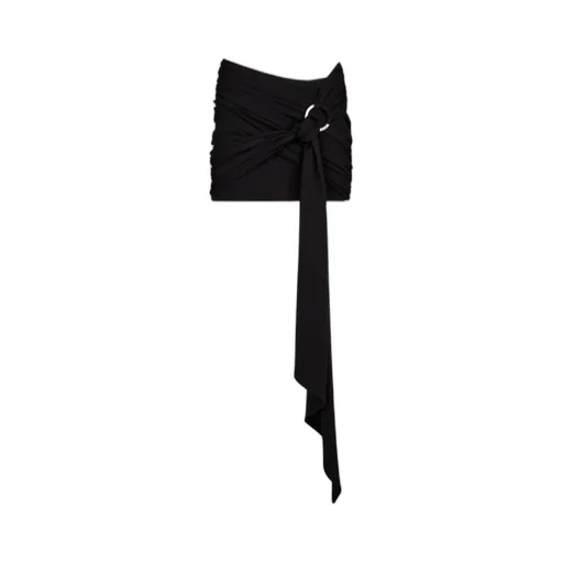 Tie-Waist Miniskirt
