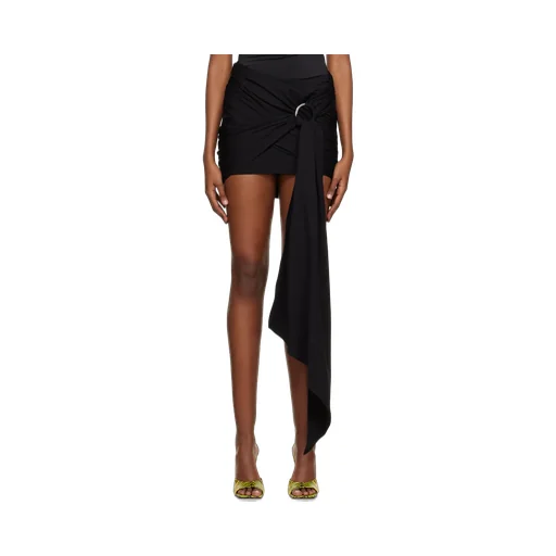 Tie-Waist Miniskirt