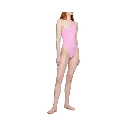 Logo Printed One Piece Swimsuit