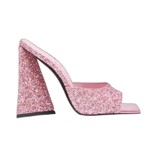 Devon Sequin Embellished Block Heel Mules