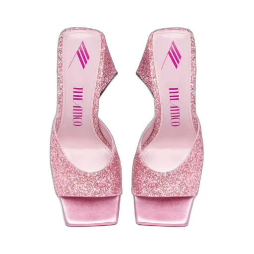 Devon Sequin Embellished Block Heel Mules