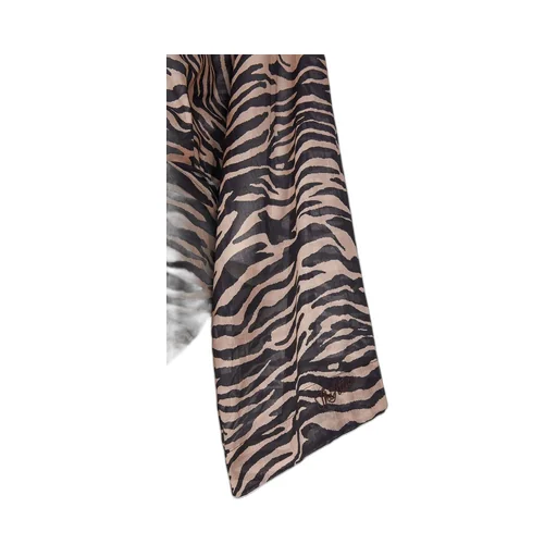 Zebra Printed V-Neck Mini Dress
