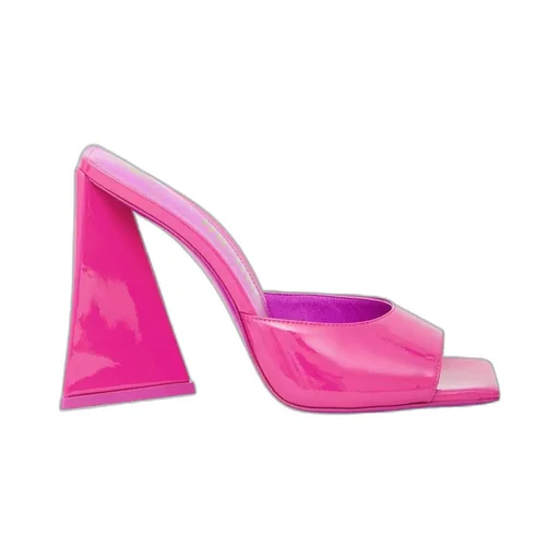 Devon Square-Toe Heeled Mules