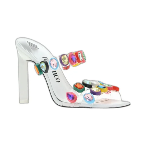 Nanci Embellished Heeled Mules