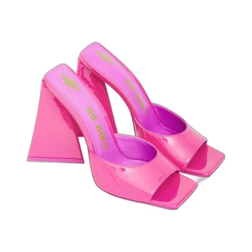 Devon Square-Toe Heeled Mules