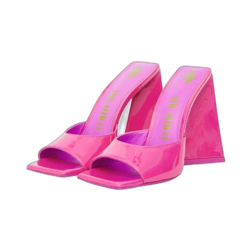 Devon Square-Toe Heeled Mules