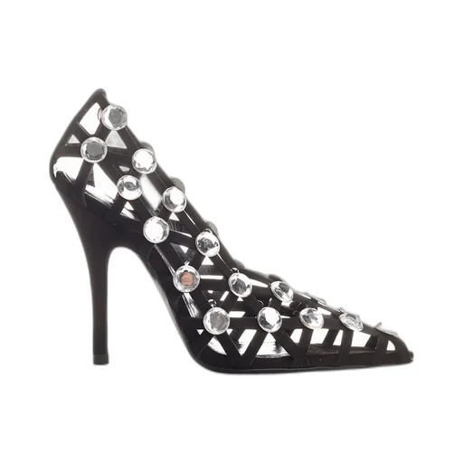 Embellished Pointed-Toe Pumps