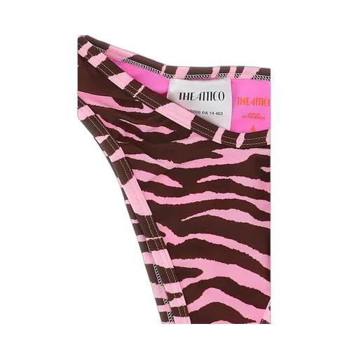 Zebra-Print Bikini Set