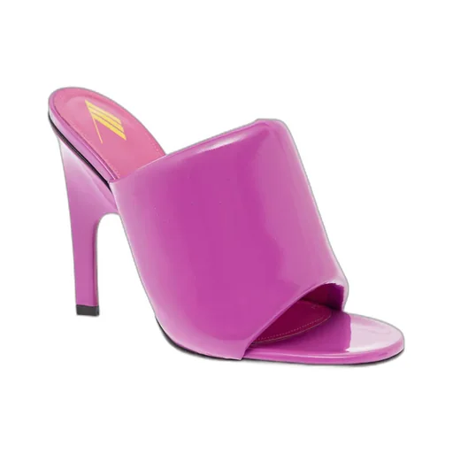 Rem Heeled Open-Toe Mules