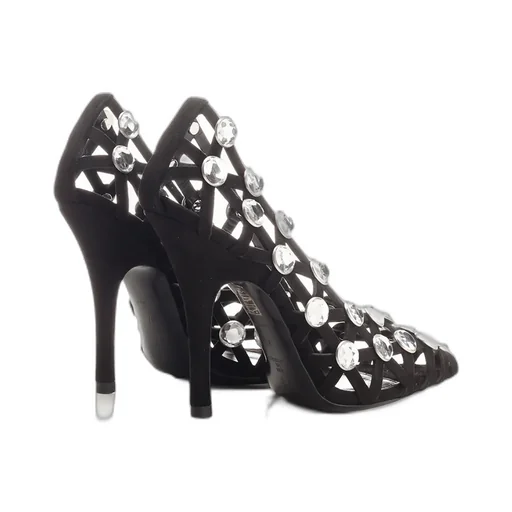 Embellished Pointed-Toe Pumps