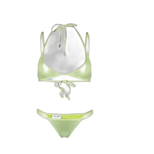 Metallic Triangle-Cup Bikini