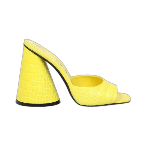 Logo Embossed High-Heeled Sandals