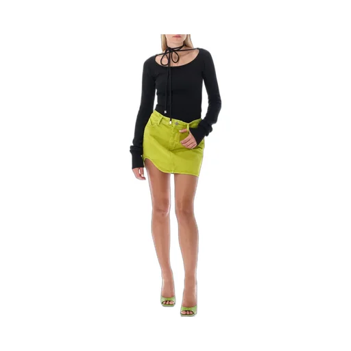 Tie-Neck Knit Top