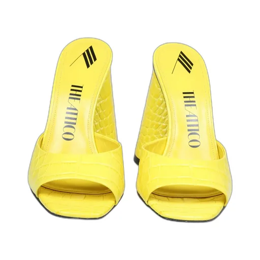 Logo Embossed High-Heeled Sandals