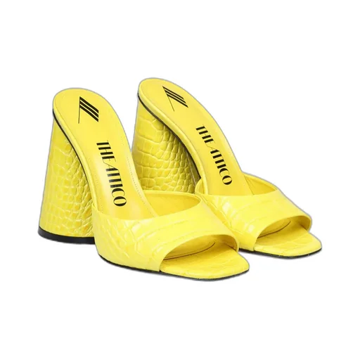 Logo Embossed High-Heeled Sandals