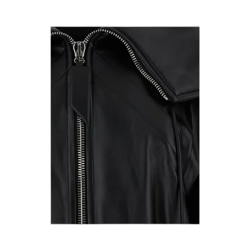 Zip-Up Hooded Bomber Jacket