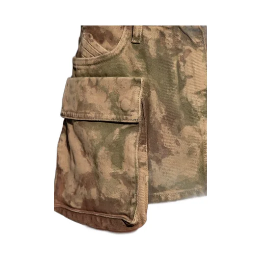 Fay Camouflage Printed Mini Skirt