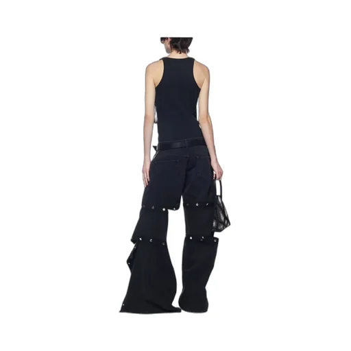Logo Patch Ribbed Tank Top