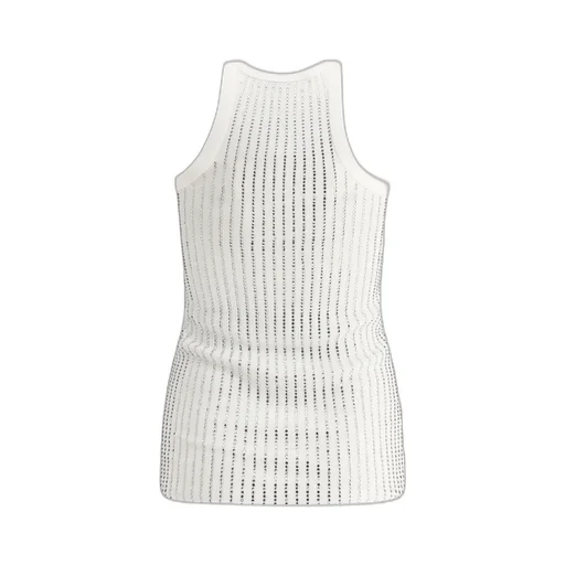 Embellished Ribbed Tank Top
