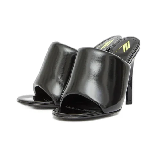 Rem Heeled Open-Toe Mules