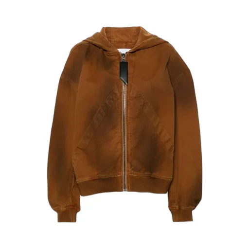 Zipped Hooded Jacket