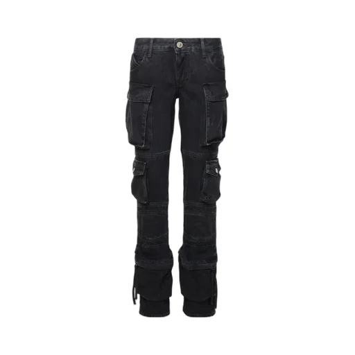 Essie Straight-Leg Cargo Jeans
