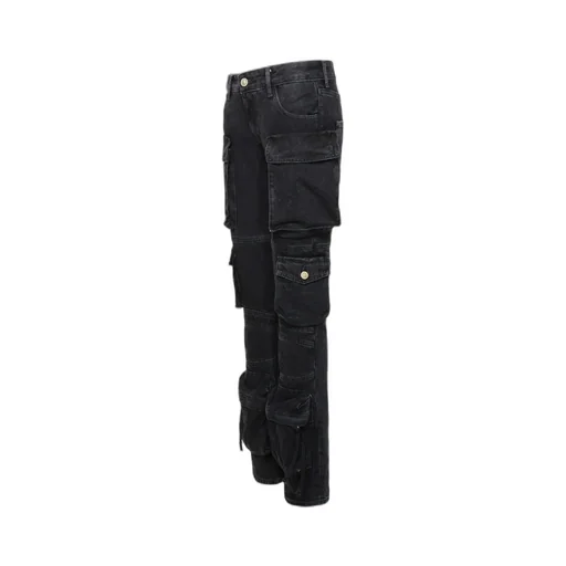 Essie Straight-Leg Cargo Jeans