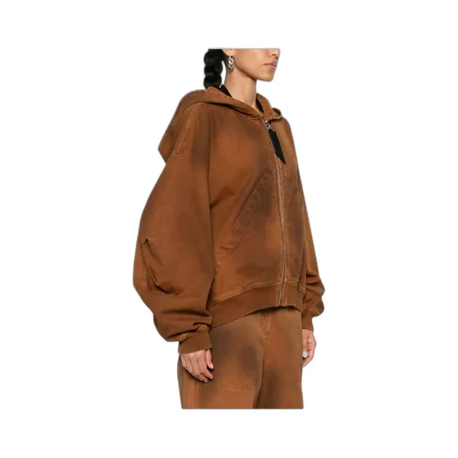 Zipped Hooded Jacket