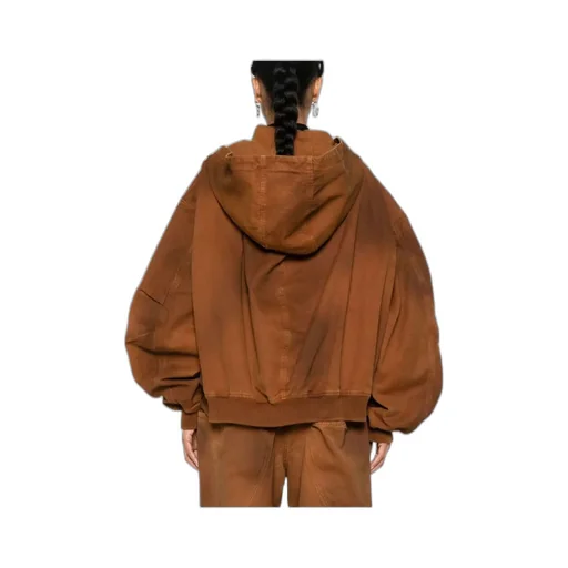 Zipped Hooded Jacket